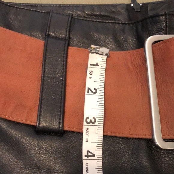 ISABEL U.S.A 💯% black color Leather, women’s Pants fully lined size 4” - Picture 14 of 16